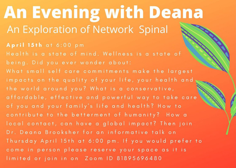 Chiropractic-Clarkesville-GA-Evening-With-Deana Chiropractic Clarkesville GA Evening With Deana