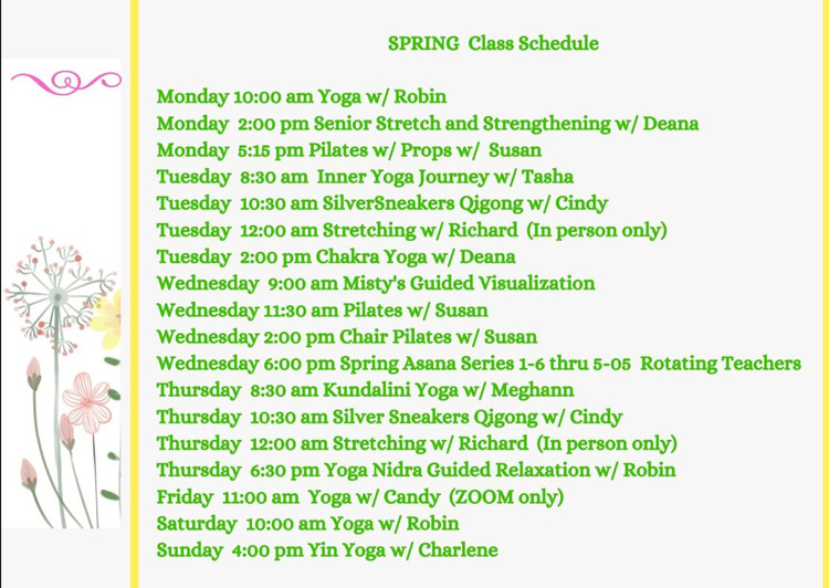 Chiropractic-Clarkesville-GA-Spring-Class-Schedule Chiropractic Clarkesville GA Spring Class Schedule